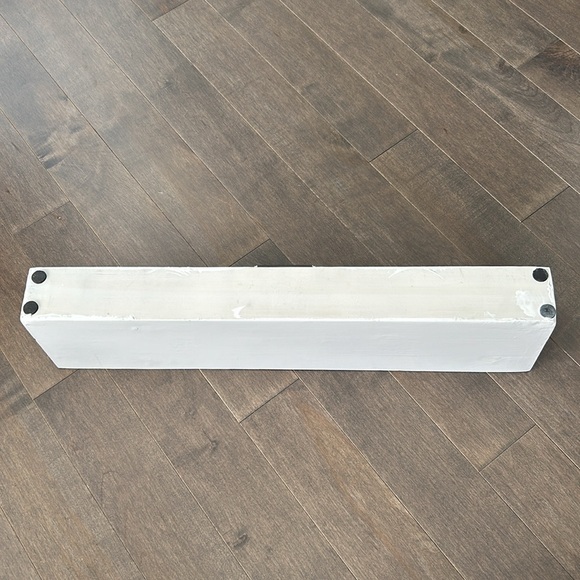 MAGNOLIA HOME White Wooden Sugar Mold, Plant Candle Holder Decor, Joanna Gaines - Picture 6 of 9